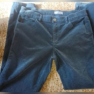 LOFT Corduroy Teal Jeans 29 (8)